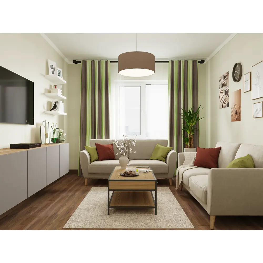 Карниз двухрядный раздвижной Inspire Круг 160-300 см цвет чёрный матовый 81976813 STLM-2208354  - Вид №4