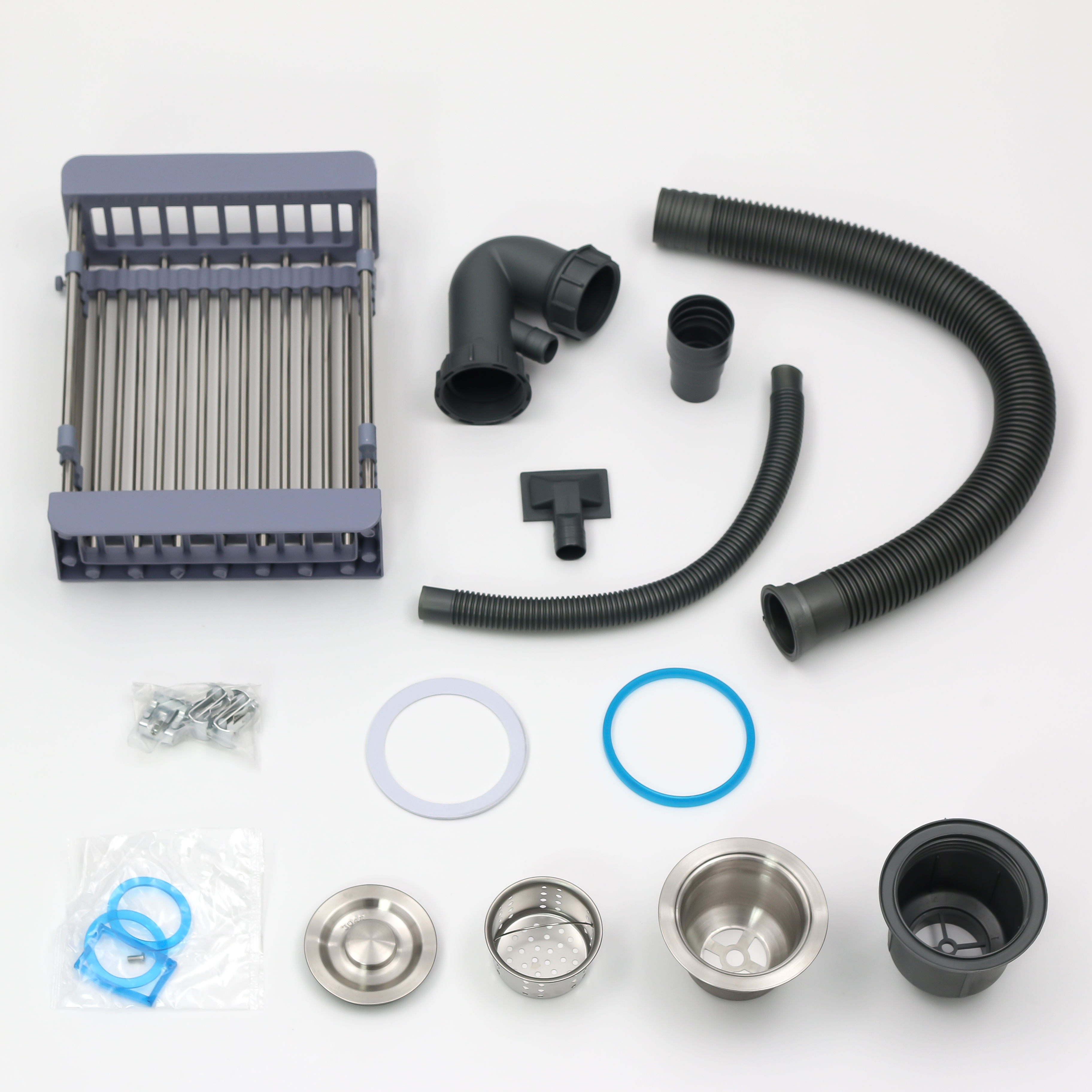 Мойка H5045 MELANA ProfLine 3,0/200 САТИН врезная прямоугольная с коландером H5045 H5045 сатин - Вид №11