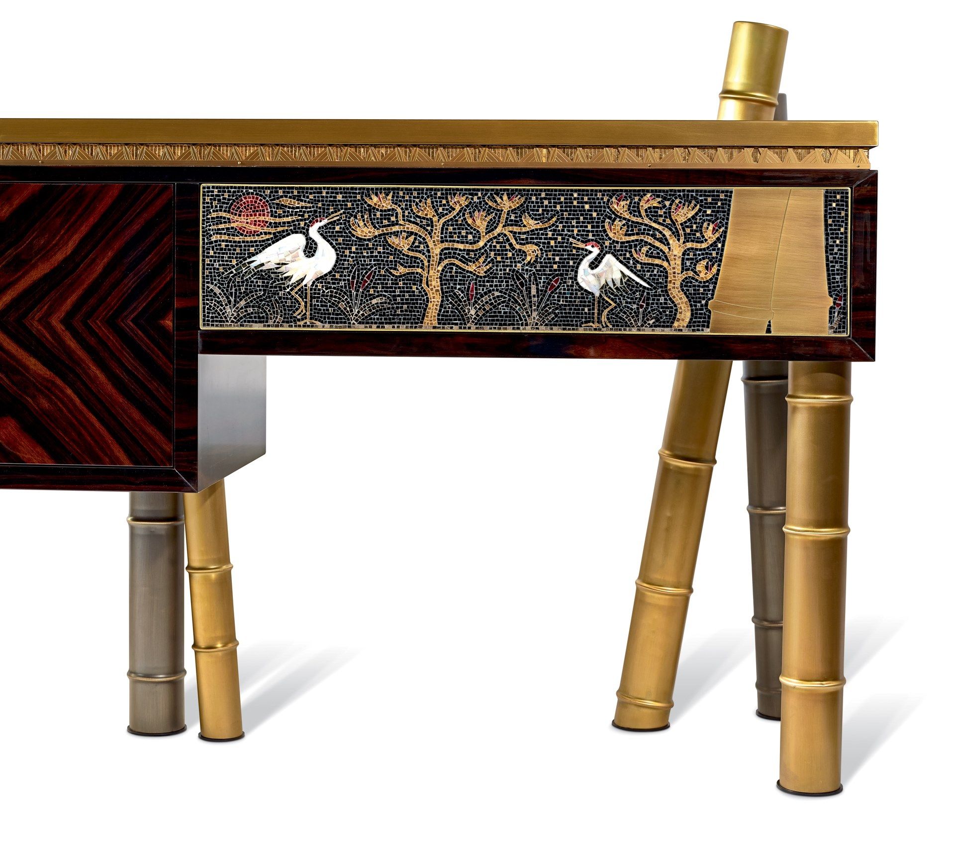 Шкаф из черного дерева со встроенным освещением Sicis Siam ARCH-00052868 - Вид №3