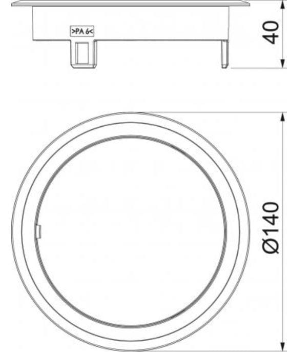 Откидная крышка башни OBO Bettermann BlackLine ARCH-00118049 - Вид №2