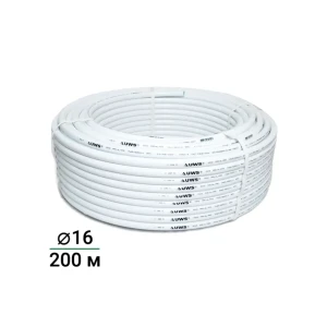 Труба полипропиленовая UWS армированная алюминием 16x2.0 мм SDR25 PN10 1 м на отрез бухта 200 м