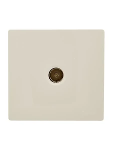 LETO Розетка ТВ оконечная крем