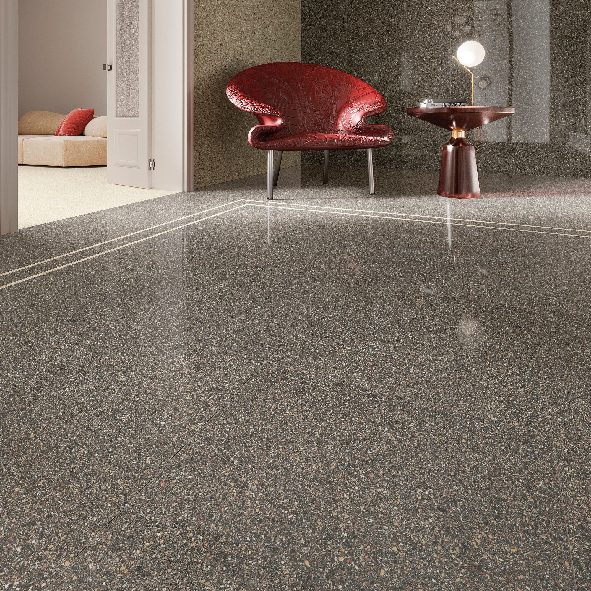 Пол / облицовка керамогранита с эффектом гранита для внутреннего и наружного применения FMG Palladio ARCH-00076191 - Вид №1