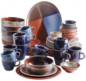 1T0941A93020W Homestyle комбинационная служба 55tlg. сиена красный Kahla-porzellan