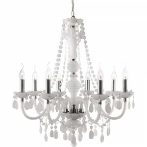 Люстра дизайнерская Ingratiate белая A8888LM-8WH ARTE LAMP ДИЗАЙНЕРСКИЕ, MORIS WHITE 056397 Белый