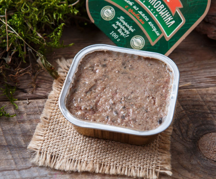 3548 Паштет из мяса косули с грибами (ламистер) Вкусляндия  - Вид №2