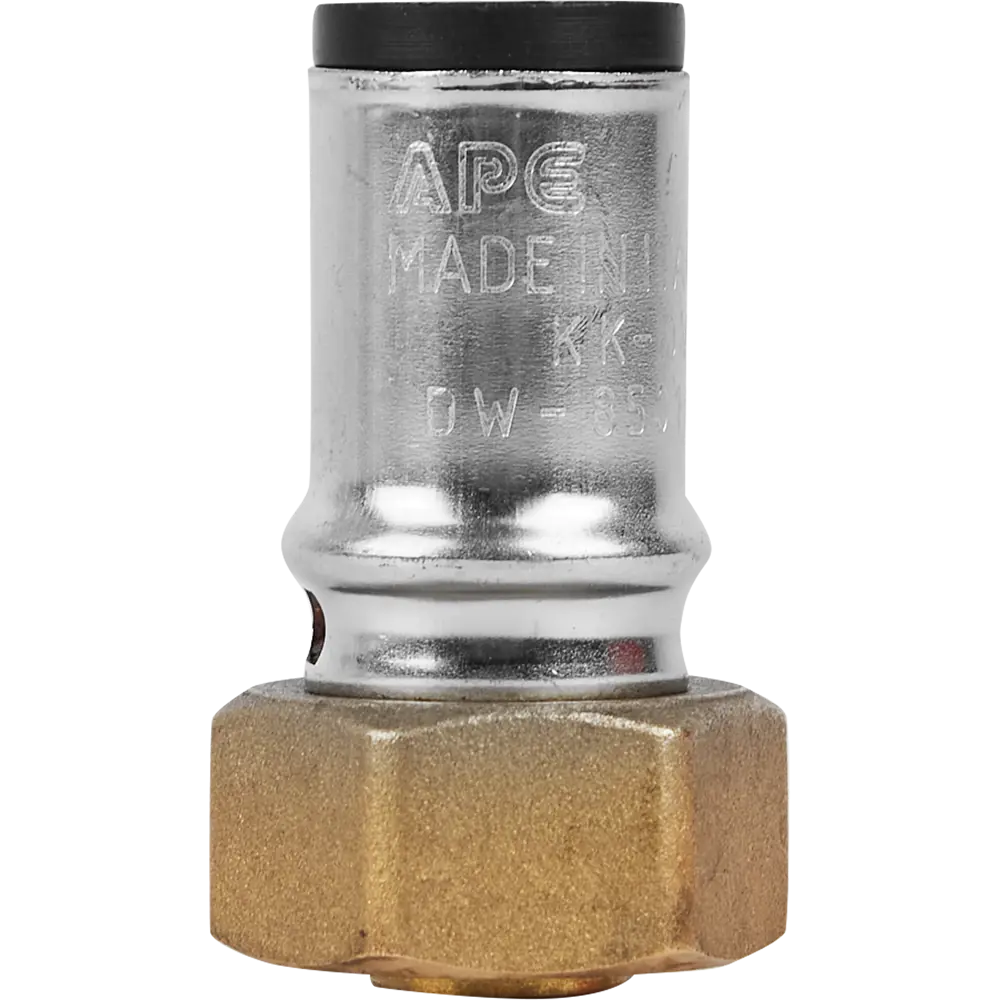 82306157 Муфта комбинированная Stout 1/2"x16 мм ВР латунь SFP-0016-001216 STLM-0024312  - Вид №3