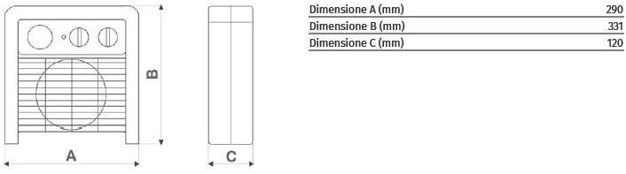 Vortice Переносной и установочный тепловентилятор Scaldatutto 70140 - Вид №1