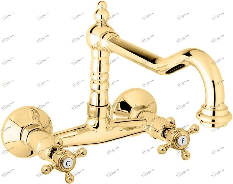 Кухонный смеситель настенного монтажа CEZARES GOLF-LLP-03/24