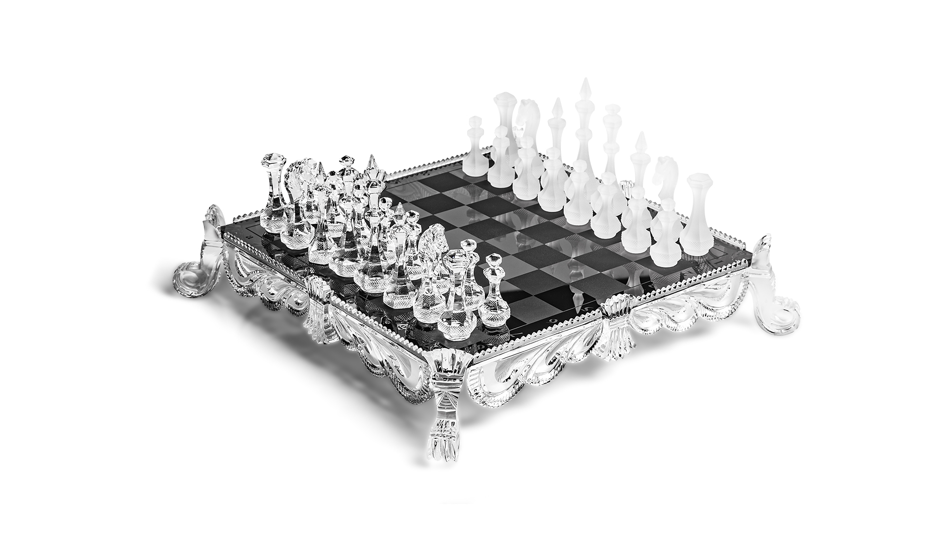 10616731 Avdeev Crystal Композиция "Хрустальные шахматы" Хрусталь  - Вид №1