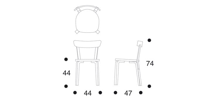 Деревянный стул Artek L-leg ARCH-00077526 - Вид №13