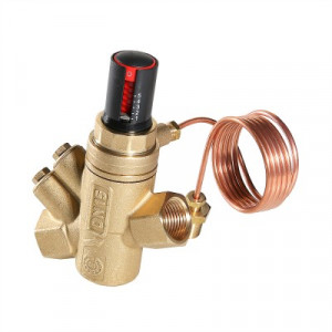 VT.043.G.0702 Автоматический регулятор перепада давления регулируемый Valtec 1 1/4”, 10-60 кПа, 15-6000 л/ч, с имп. трубкой 1 м