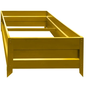 91639215 Грядка садовая оцинкованная Гласар 200x100x55 см 0492 золото STLM-0955138