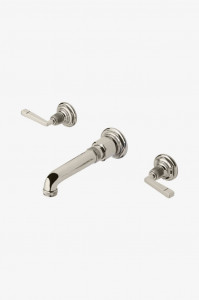 RWLS70 RW Atlas Низкопрофильный смеситель для унитаза с тремя отверстиями и металлическими ручками Waterworks