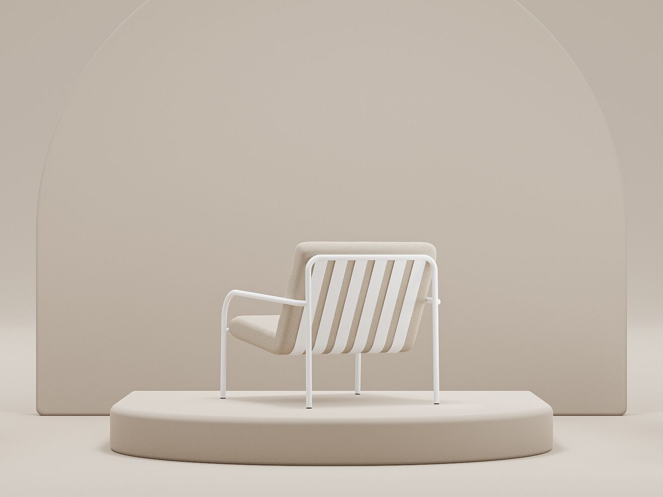 Стальной стул с порошковым покрытием с подлокотниками Metallbude DIEGO ARCH-00121641 - Вид №24