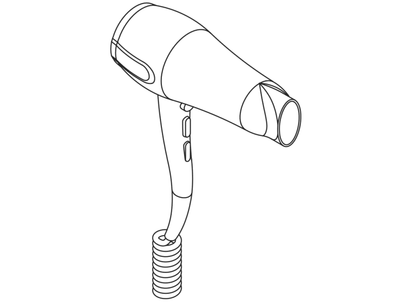 950.08.102 фен HEWI Universalprodukte  - Вид №4
