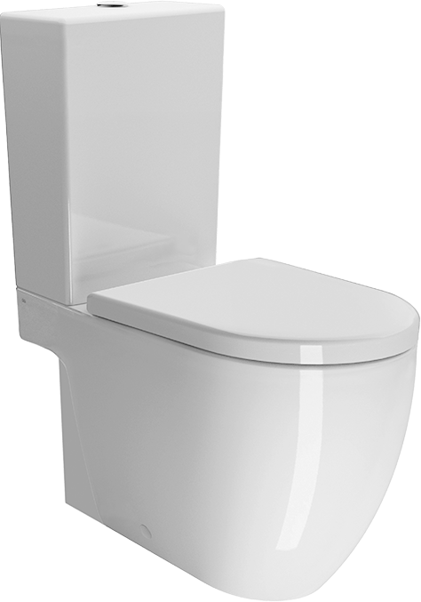 881711 Компакт унитаз с бачком Белый GSI ceramica Pura Италия - Вид №1