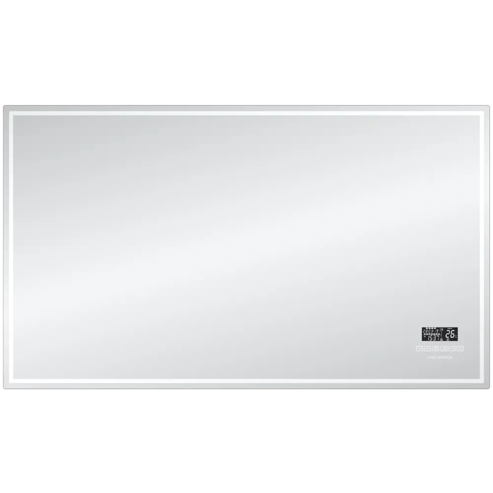 Зеркало для ванной Vigo Milos Media с подсветкой и подогревом 100x70 см 83685375 STLM-2177872 - Вид №1