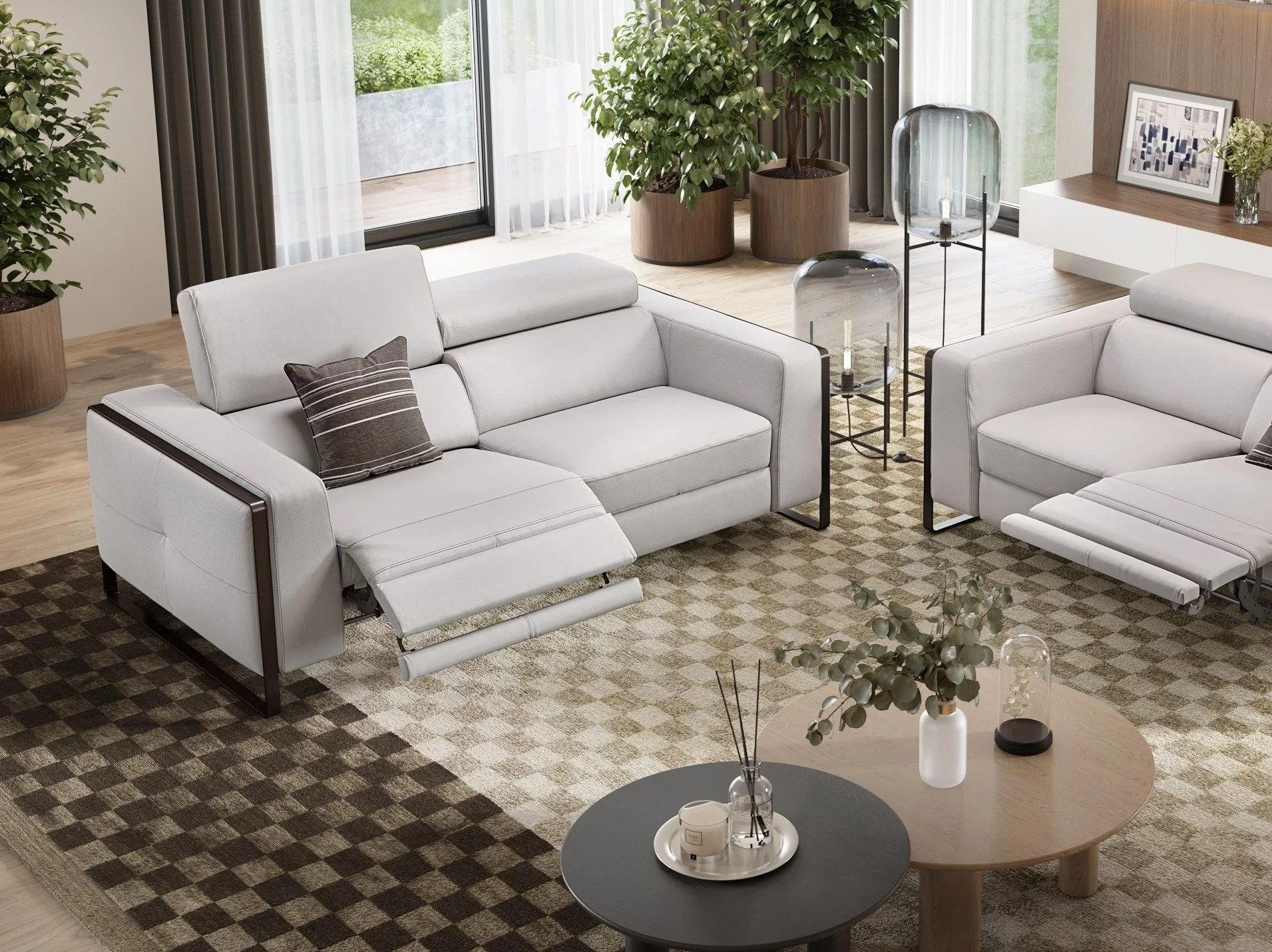 2-местный кожаный диван Sofanella Manzano ARCH-00117171 - Вид №6