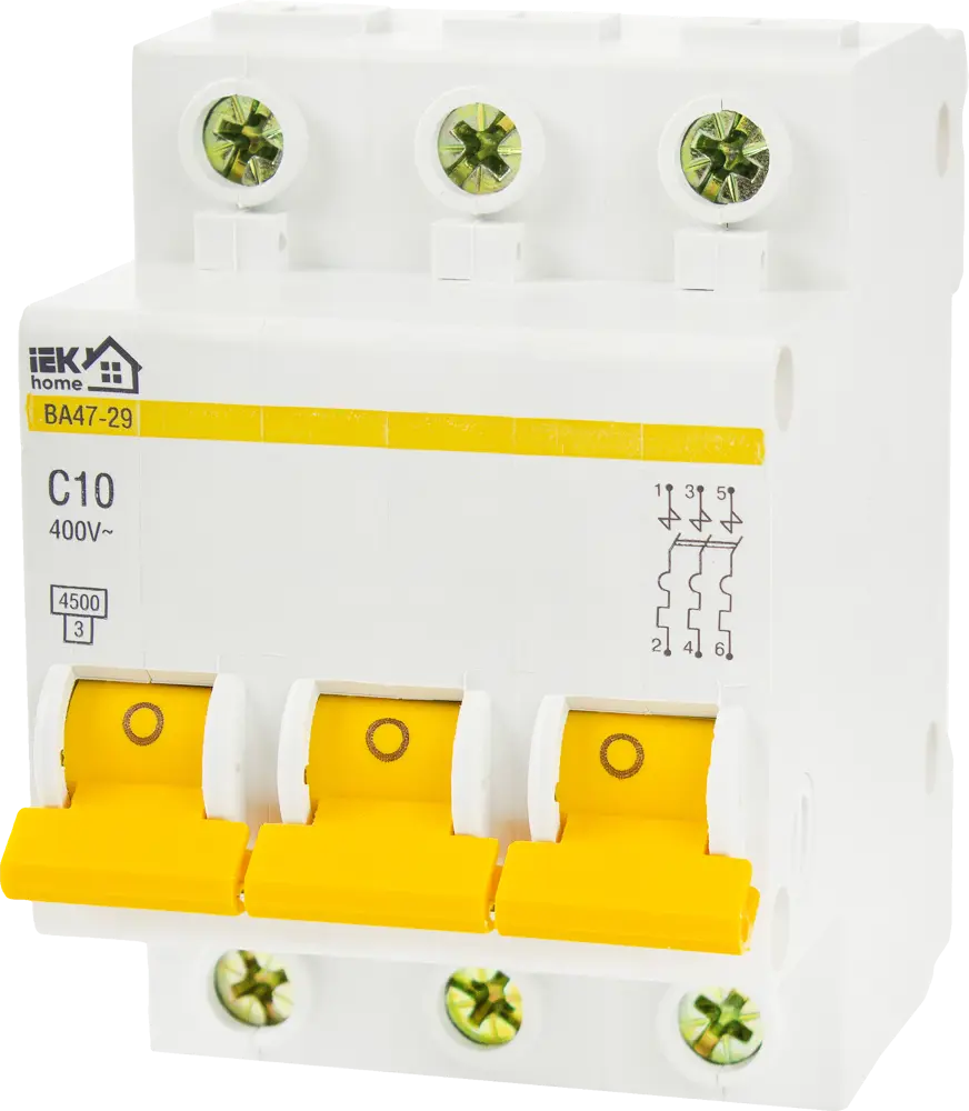 Автоматический выключатель IEK HOME ВА47-29 для защиты электросетей 18072424
