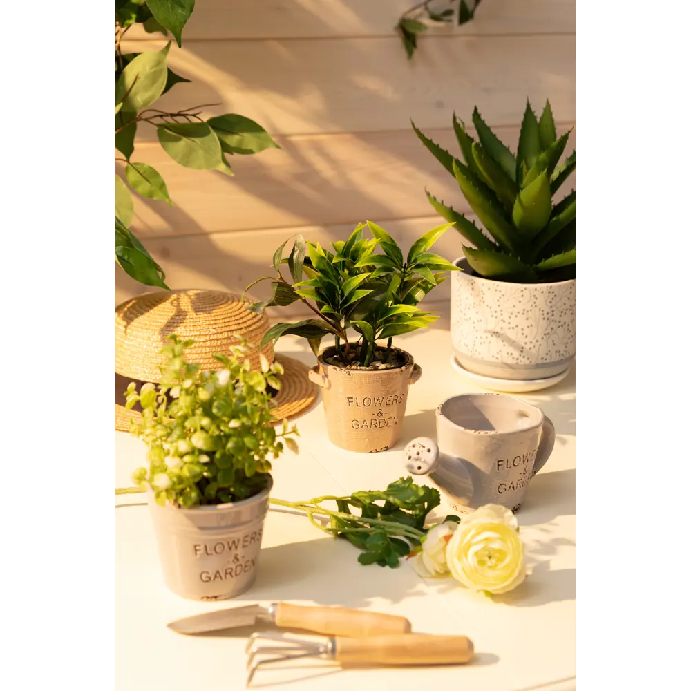 Керамический горшок Santreyd «Лён» для комнатных растений 82836509 Лен STLM-0036712 - Вид №2