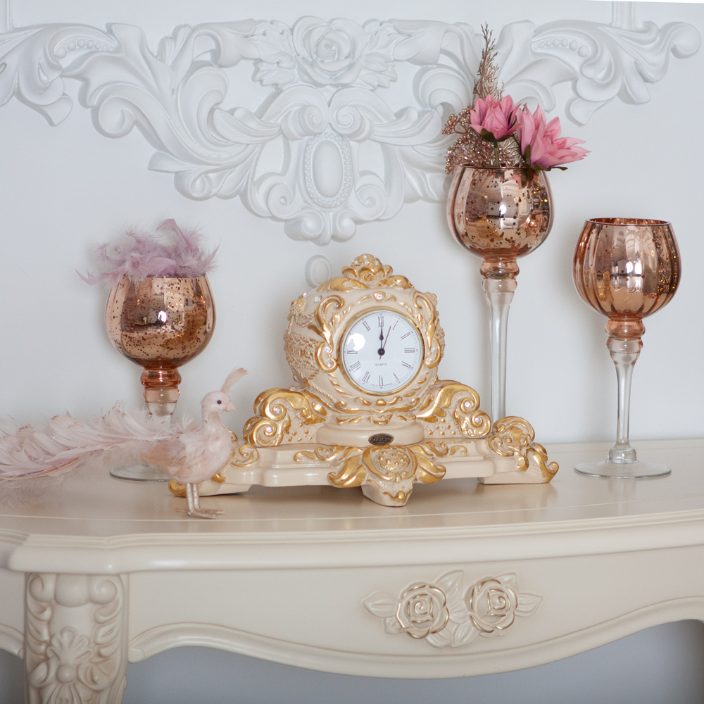 42017 Часы настольные Райское яблоко Айвори BOGACHO 4627138242636 - Вид №7