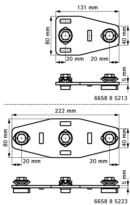 665885223 BIS RapidStrut® T- и X-образные соединители G2 (BUP1000) для создания конструкций из профиля Strut walraven  - Вид №1
