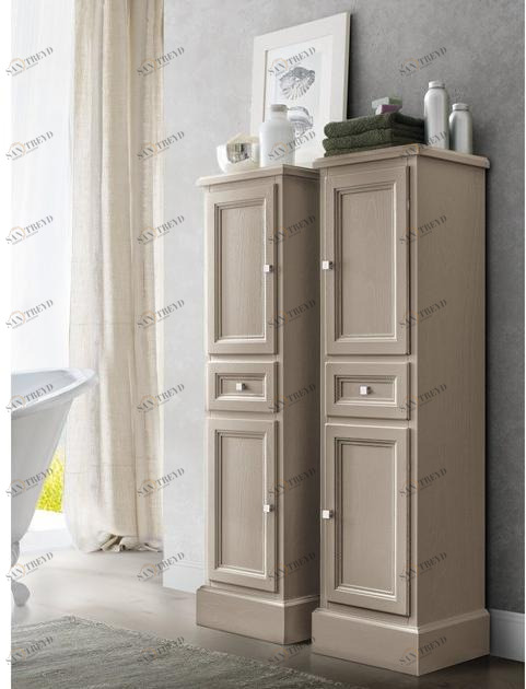 Cerasa Колонна шкаф для ванной с дверцами Paestum sun-id-1457624