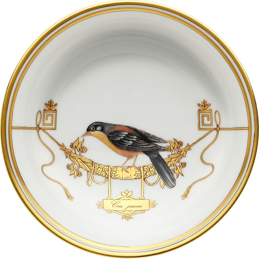 10647775 Richard Ginori Тарелка для фруктов 14 см Volie're Martin-Pecheur (зимородок) Фарфор 