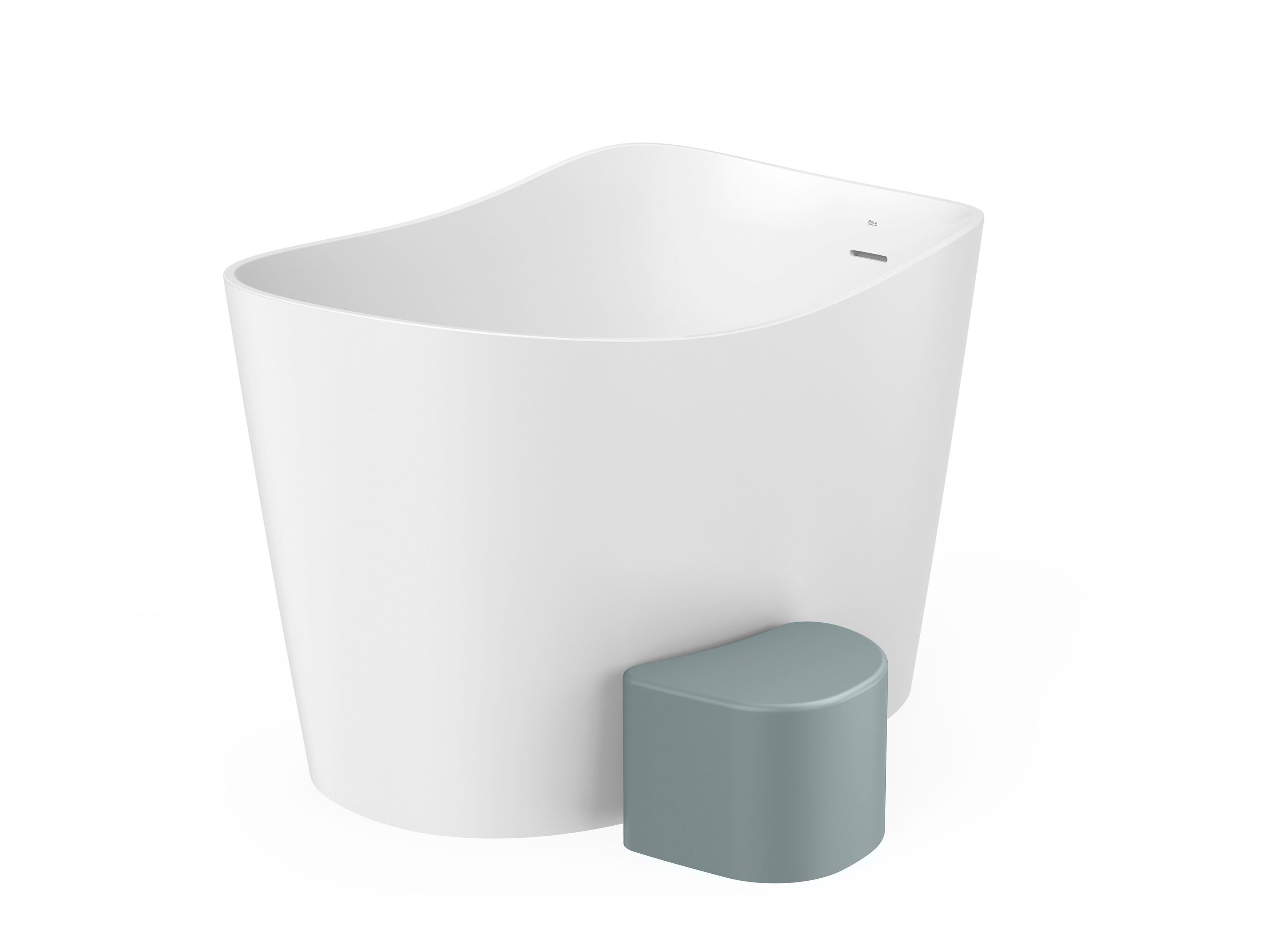 Ванна в центре комнаты с сиденьем из Stonex® Roca Ohtake ARCH-00081228 - Вид №2