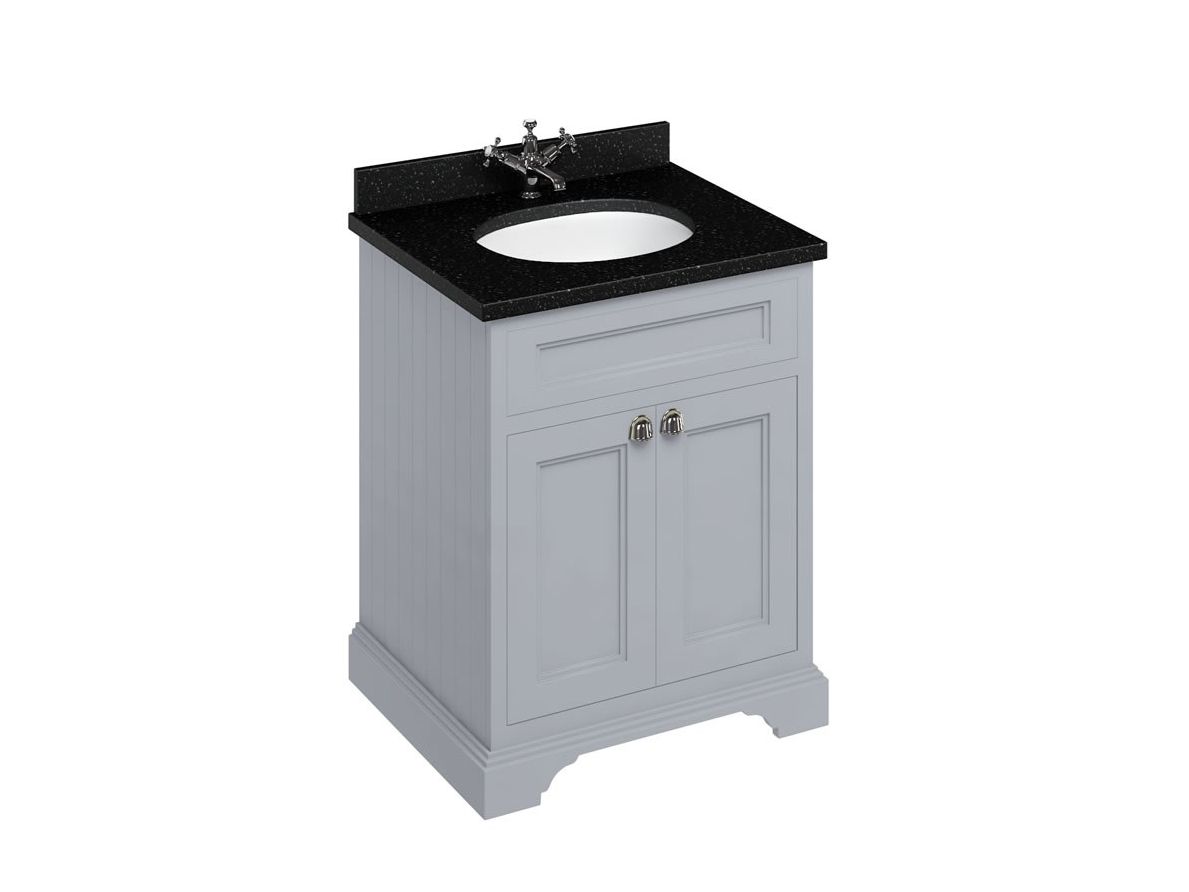 Деревянный одноместный напольный умывальник с дверцами Burlington MINERVA ARCH-00152940 - Вид №8