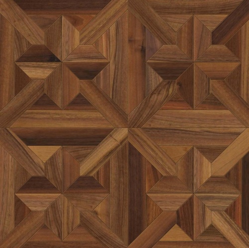 Модульный паркет Da Vinci Amalia Орех Европейский (Грецкий) Натур (Гладкая) 458х458 мм 2600600717 - Вид №1