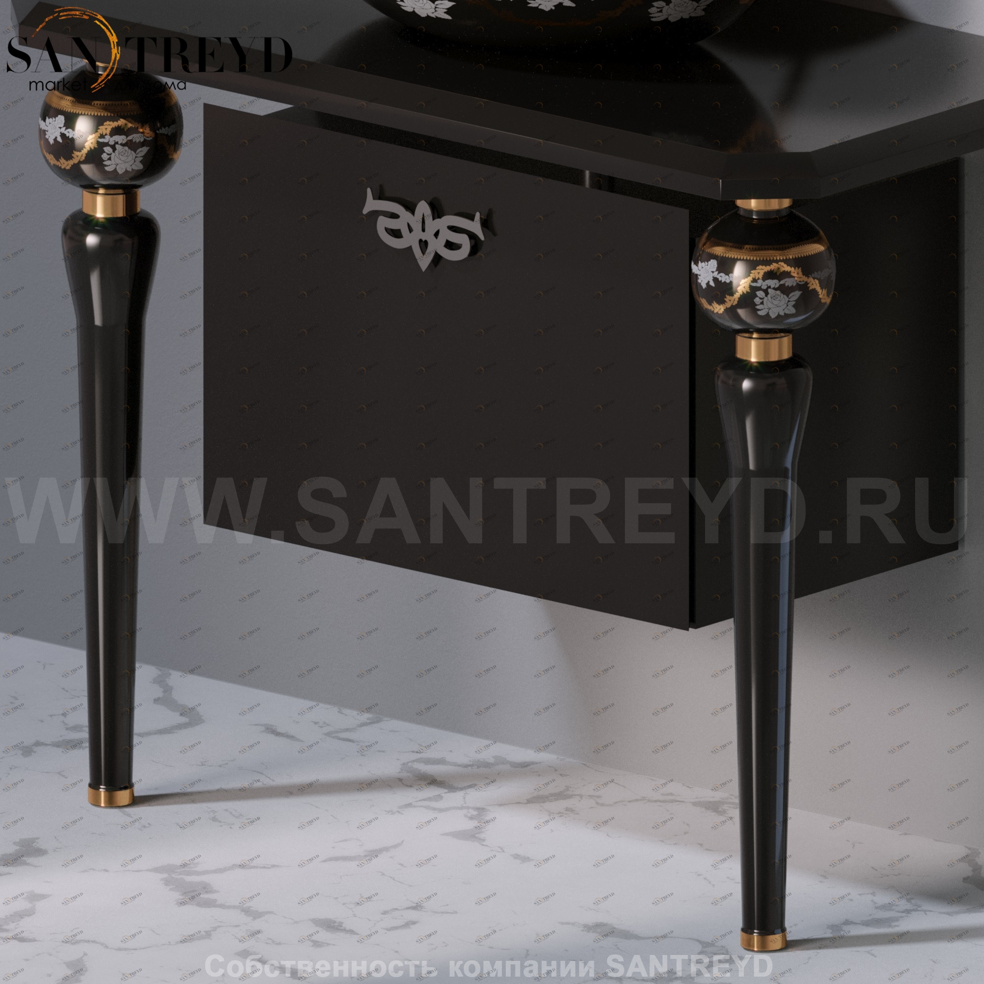 AeT ITALIA Deco Тумба CASSETTIERA S черная C272.104 C272104