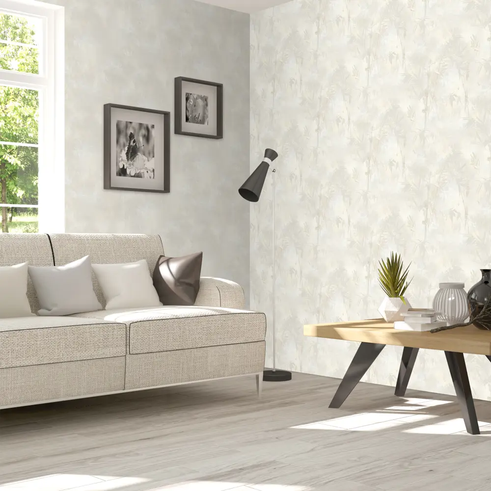 Обои флизелиновые Ateliero Bamboo бежевые 1.06 м At281392 84507204 STLM-2105543 - Вид №3