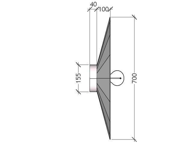 Аппликация ручной работы из термоформованного стекла RADAR INTERIOR ZENITH / FRACTALE ARCH-00031753 - Вид №9