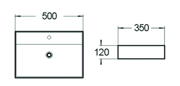 Раковина чаша SL-1001 SANTILINE  - Вид №1