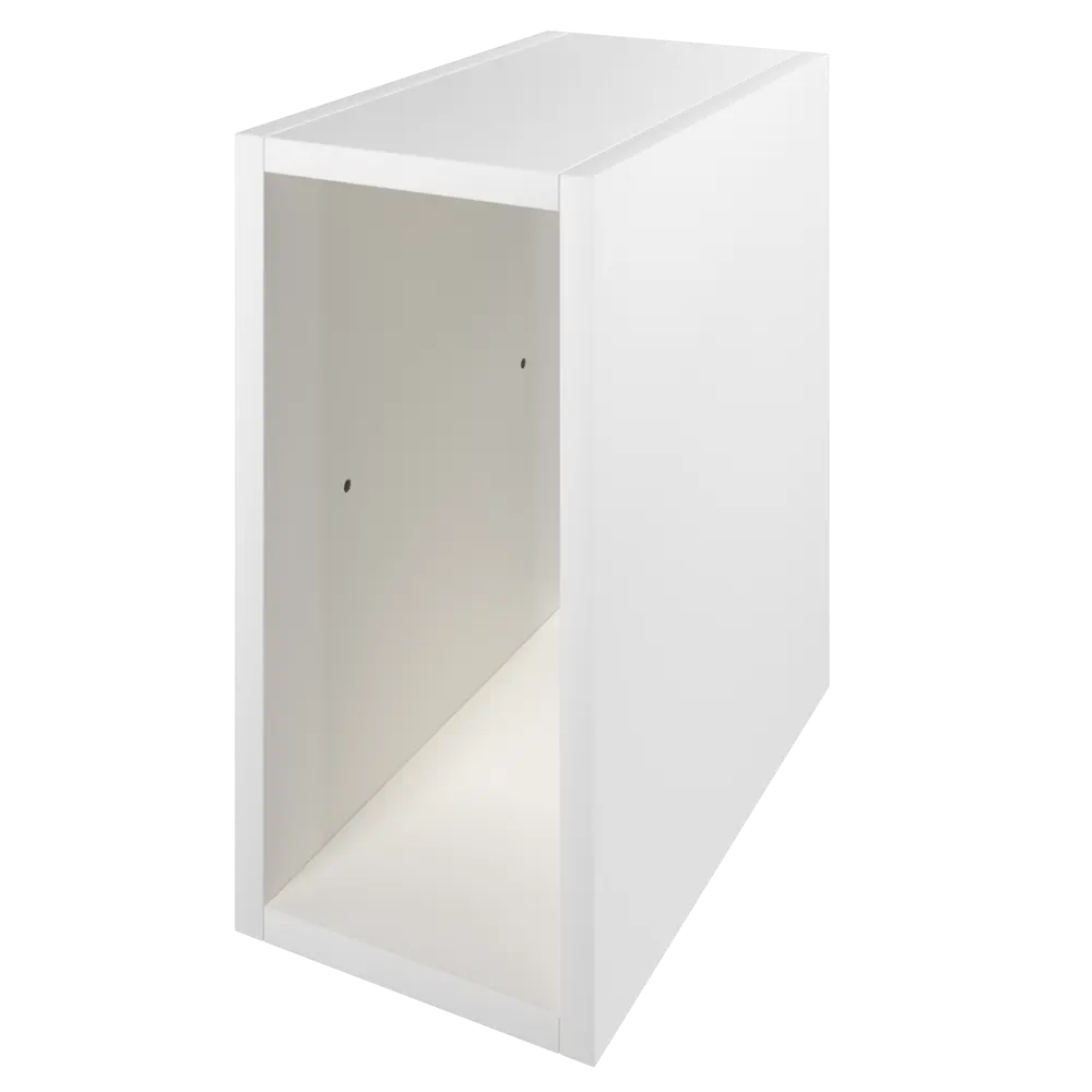 Стеллаж Spaceo KUB 1 секция 18x36.1x31.7 см ЛДСП цвет белый 82731910 STLM-2199081  - Вид №4