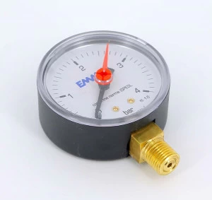 Манометр радиальный 1/4" 63 мм EMMETI 4 бар