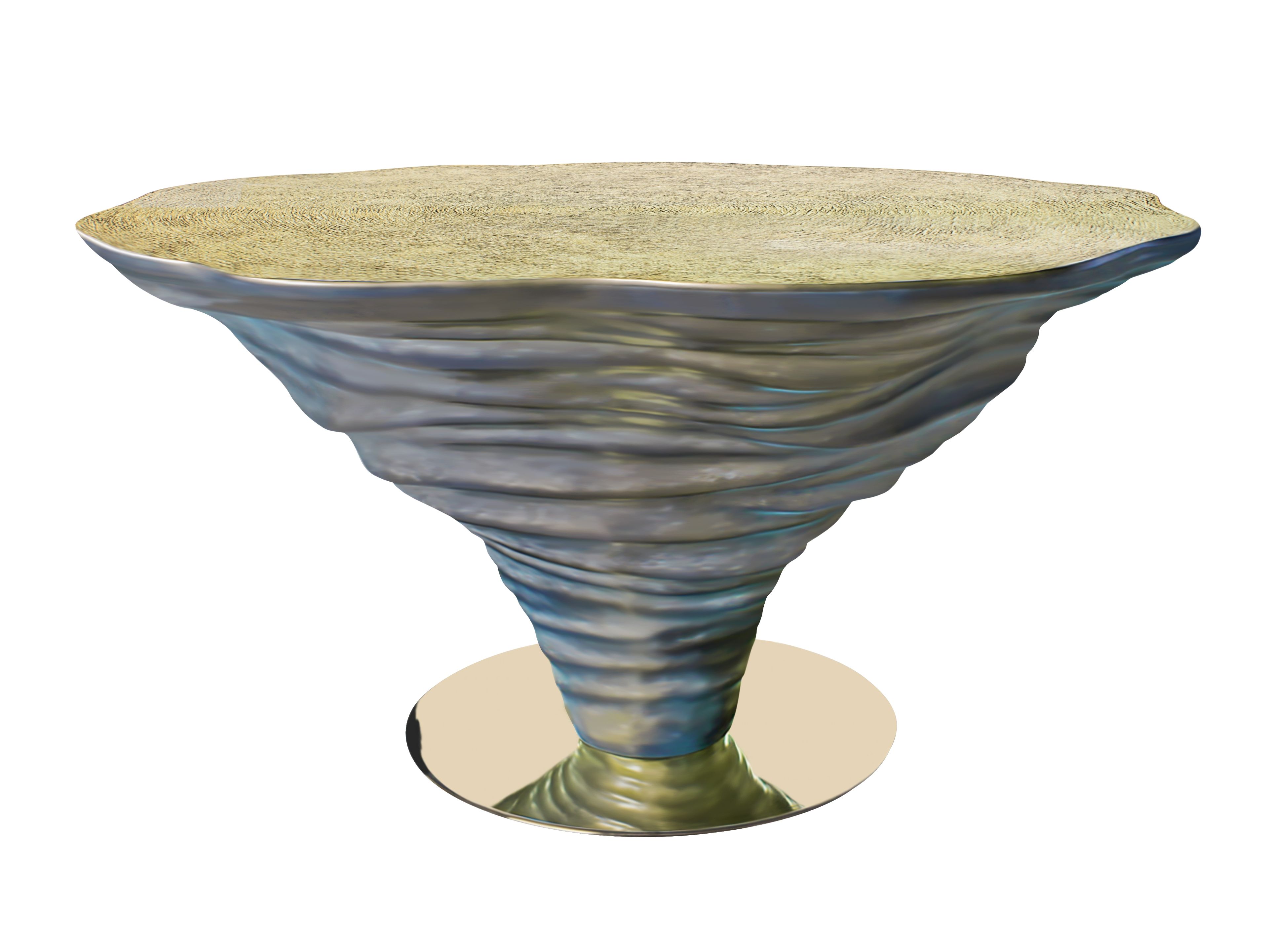 Круглый стол из стекловолокна KARPA KENYA K1380A ARCH-00091438