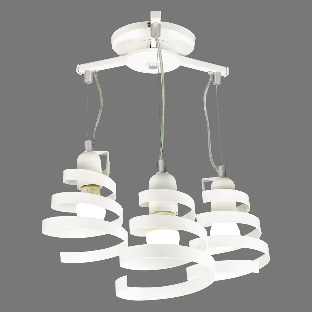 Люстра подвесная Алькор 12 м² цвет белый СВЕТУС STLM-2011072 - Вид №3