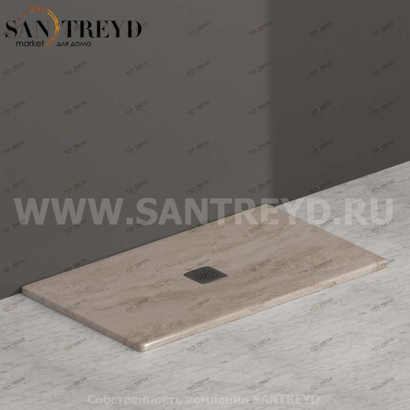 DT121TR Душевой поддон 120x70 керамический Globo Ceramica Globo DOCCIATRE