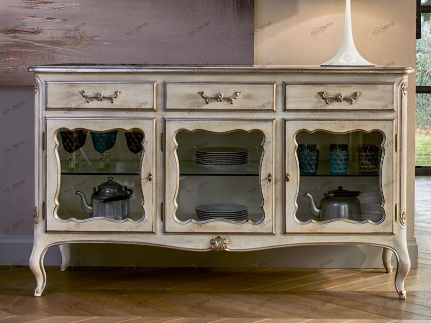 Grifoni Silvano Комод из дерева и стекла sun-id-1369641