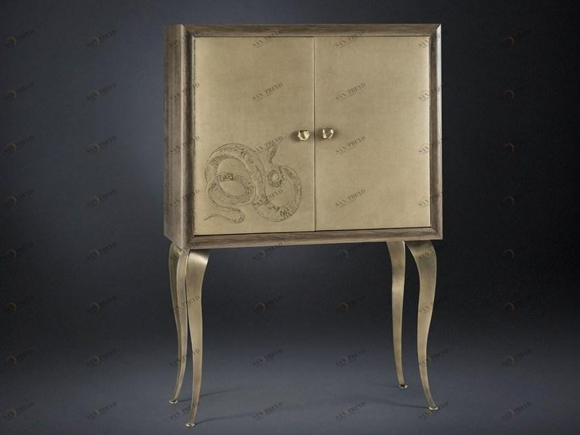 VGnewtrend Комод кожаный с распашными дверцами  7511848.00 