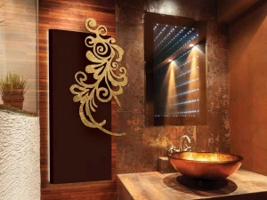 Termo Design Алюминиевый радиатор / декоративный радиатор Doppia piastra - foglia oro Dp 00507a