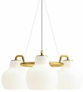 Louis Poulsen Подвесной светильник прямого света из опалового стекла Vl ring crown