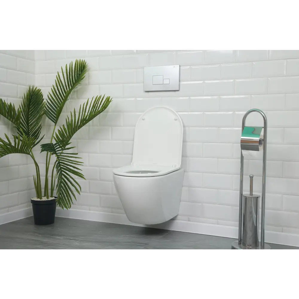 Alcora Encanto — подвесной унитаз с микролифтом и безободковой системой 89373664 STLM-0978273 - Вид №8