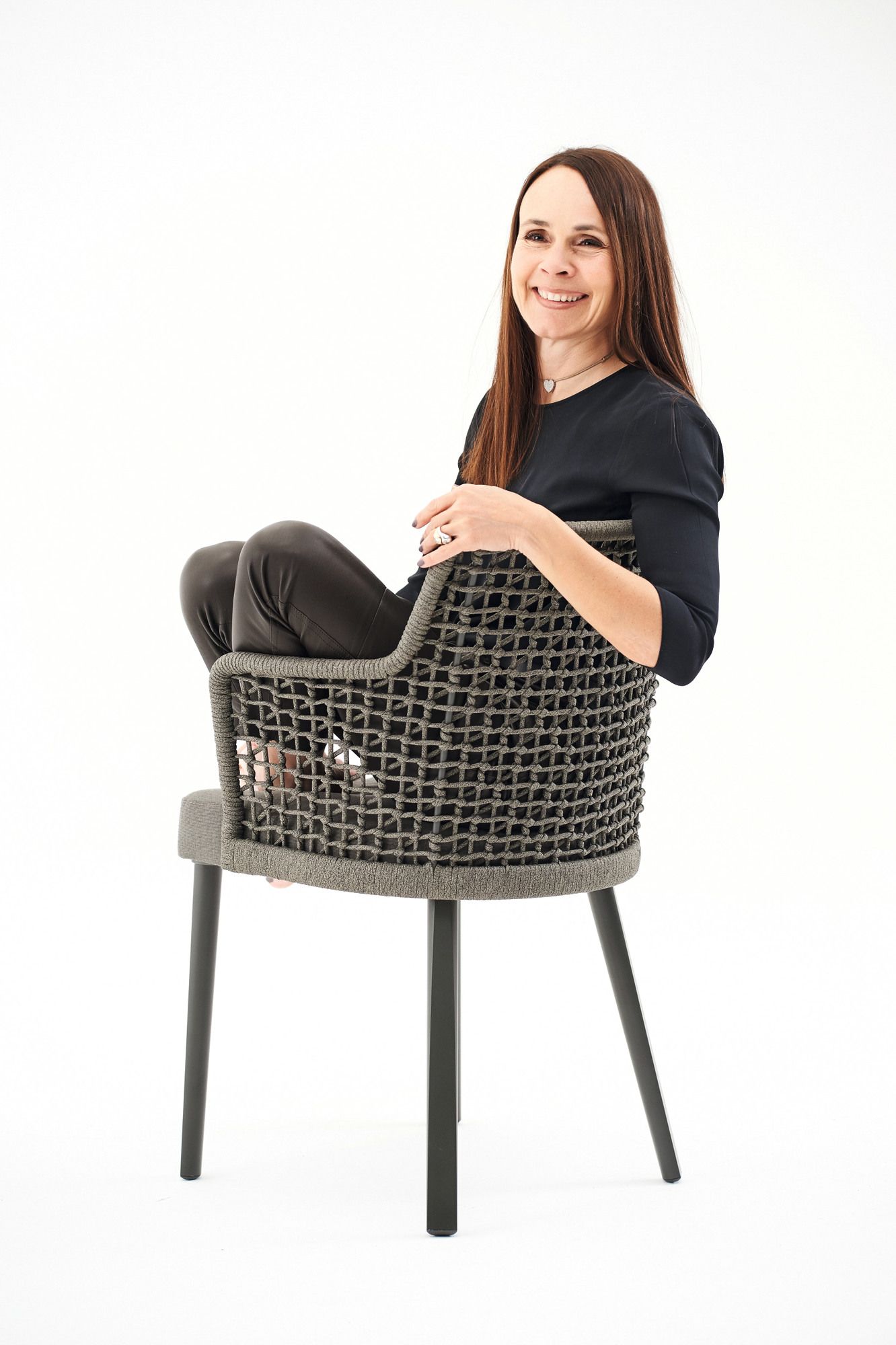 Алюминиевый стул с порошковым покрытием с подлокотниками Varaschin Эмма ARCH-00068597 - Вид №28