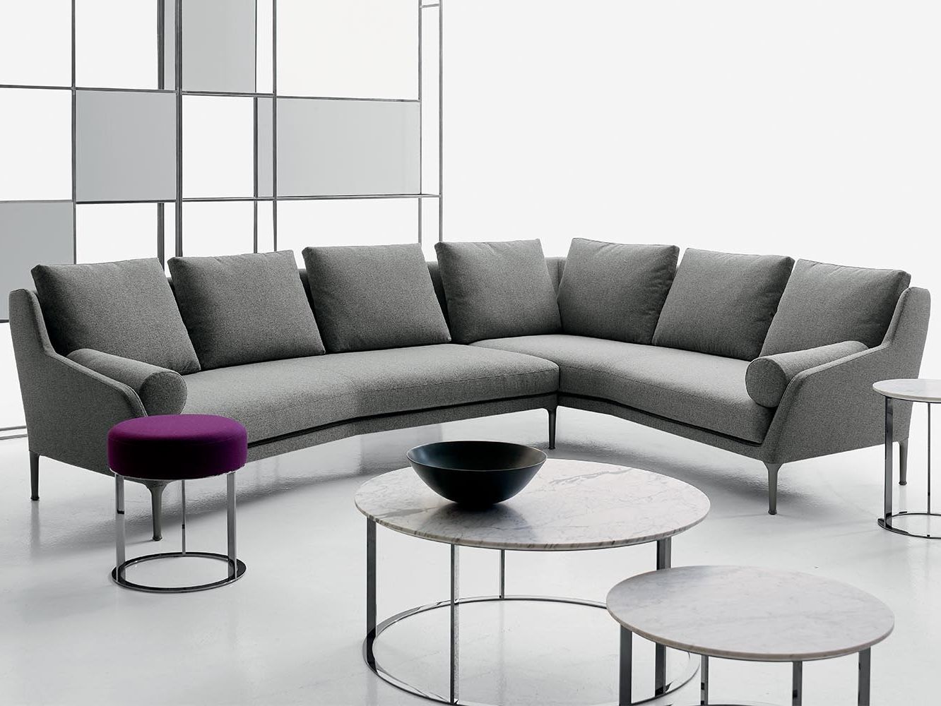 Угловой диван из ткани B&B Italia Эдуард ARCH-00007771