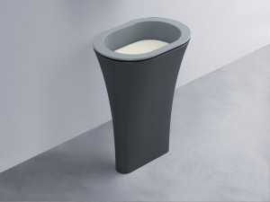 AMLA65-BR+AMPILO-TL+AMCOLO-BA Раковина Amedeo Ovale отдельностоящая cielo Enjoy + Amedeo