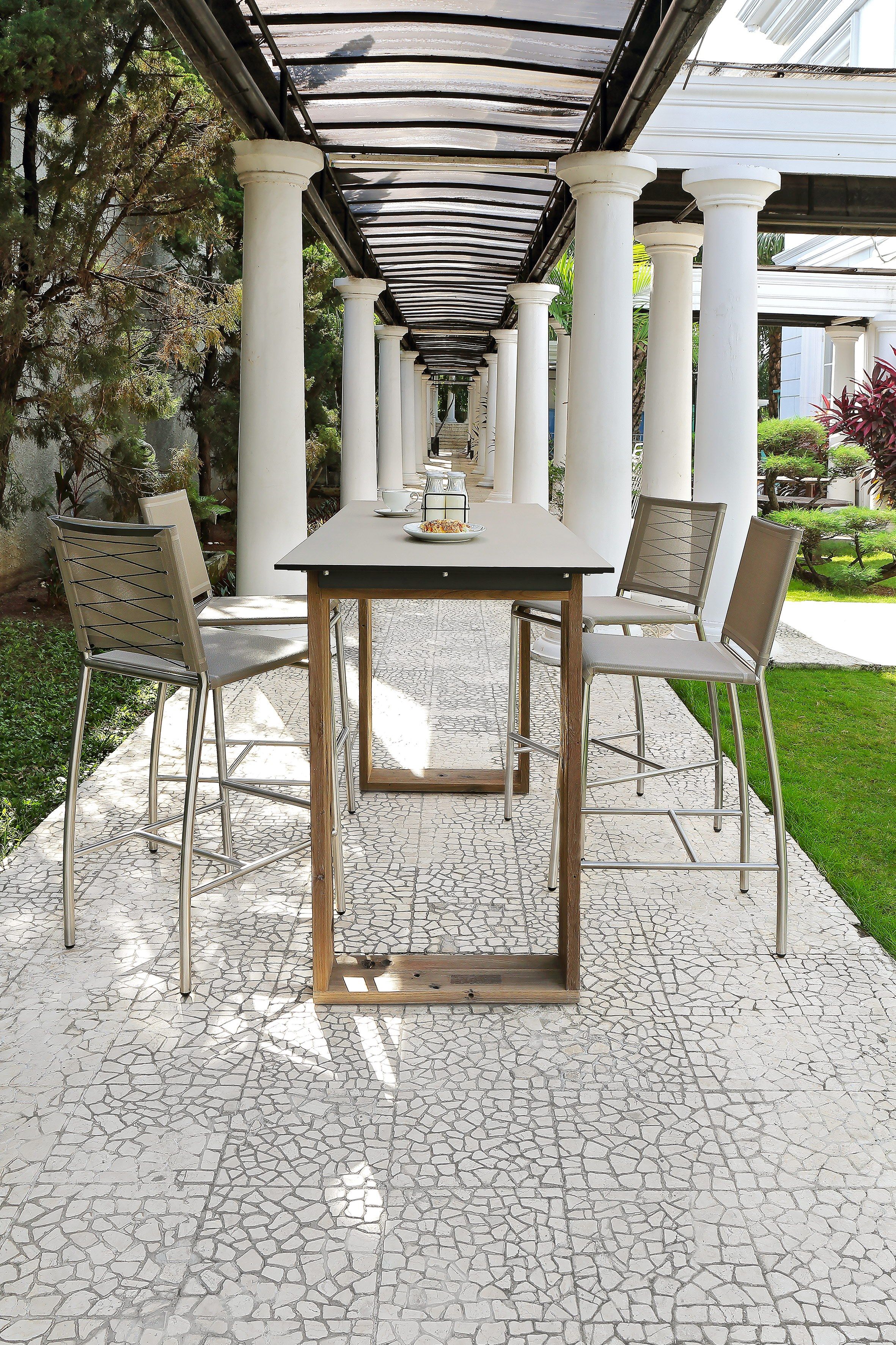 Прямоугольный садовый стол из тикового дерева MAMAGREEN Aiko ARCH-00039349 - Вид №3